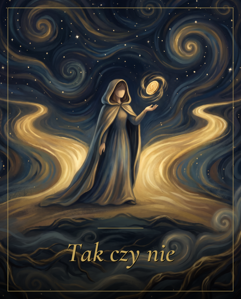 Grafika wróżby: Tak / Nie