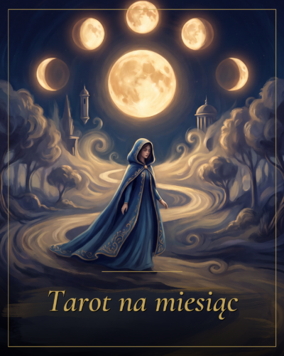 Grafika wróżby: Tarot na miesiąc