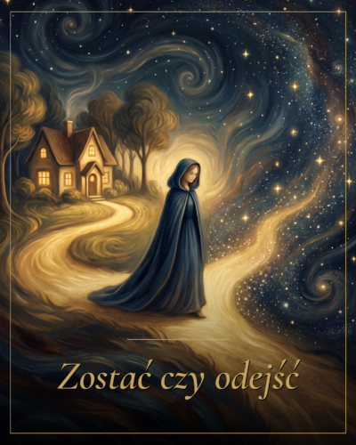 Grafika wróżby: Zostać czy odejść