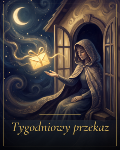 Grafika wróżby: Tygodniowy przekaz od Danuty - miesiąc
