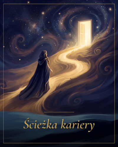 Grafika wróżby: Ścieżka kariery - praca i rozwój